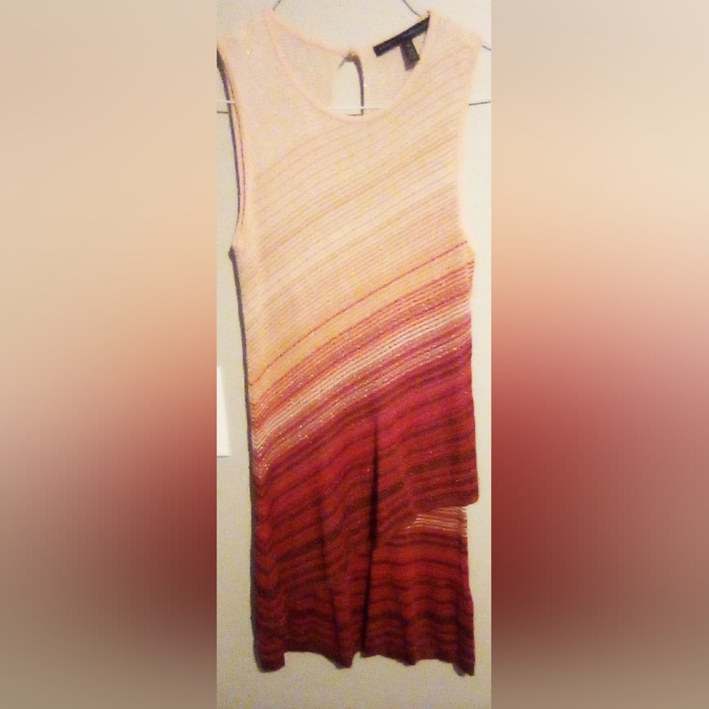 WhiteHouseBlackMarket XS Multi Color Sexy 60's Style Dress